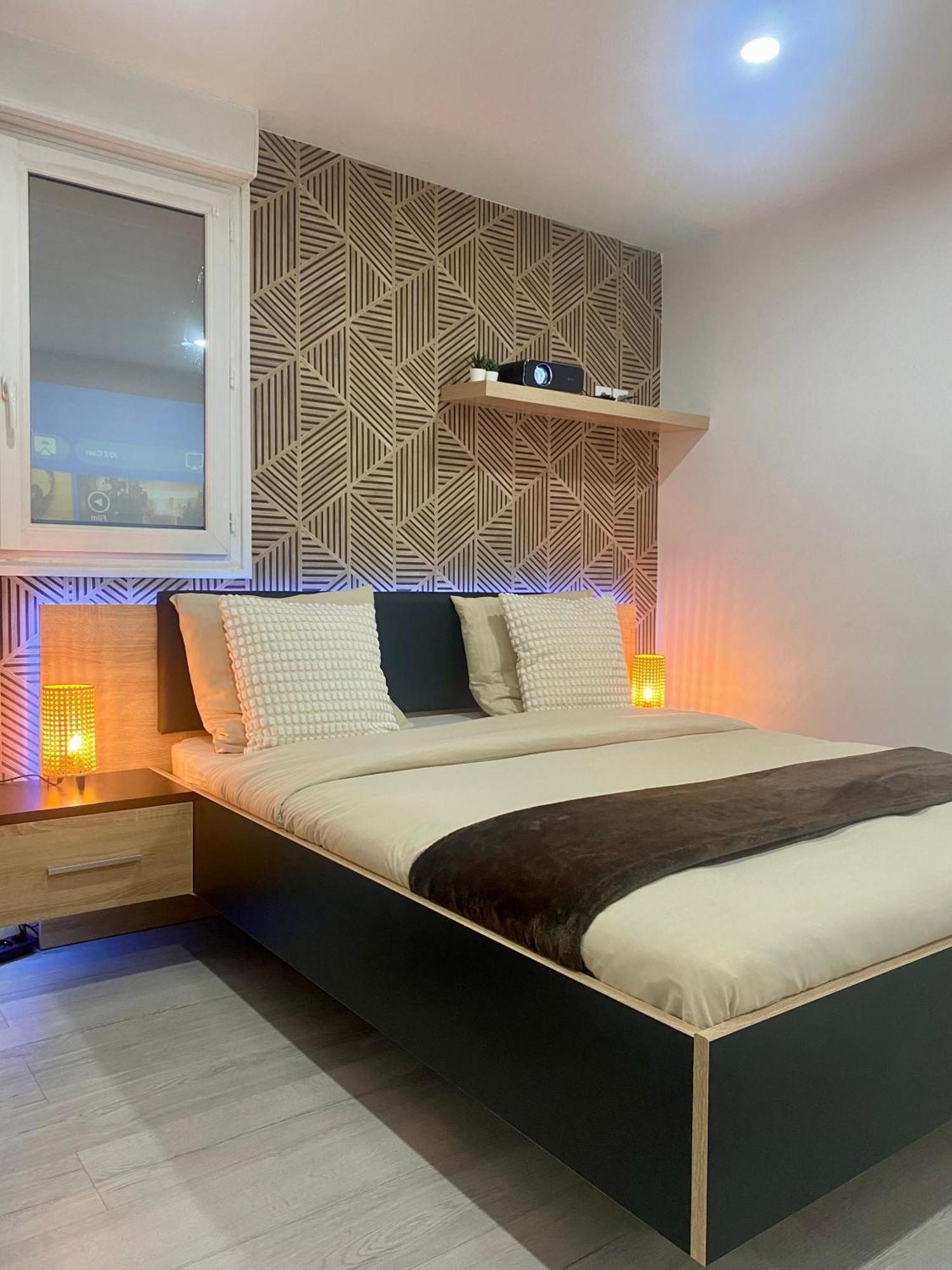 Grand studio 40m2 chaleureux - Jacuzzi Tremblay-en-France Extérieur photo